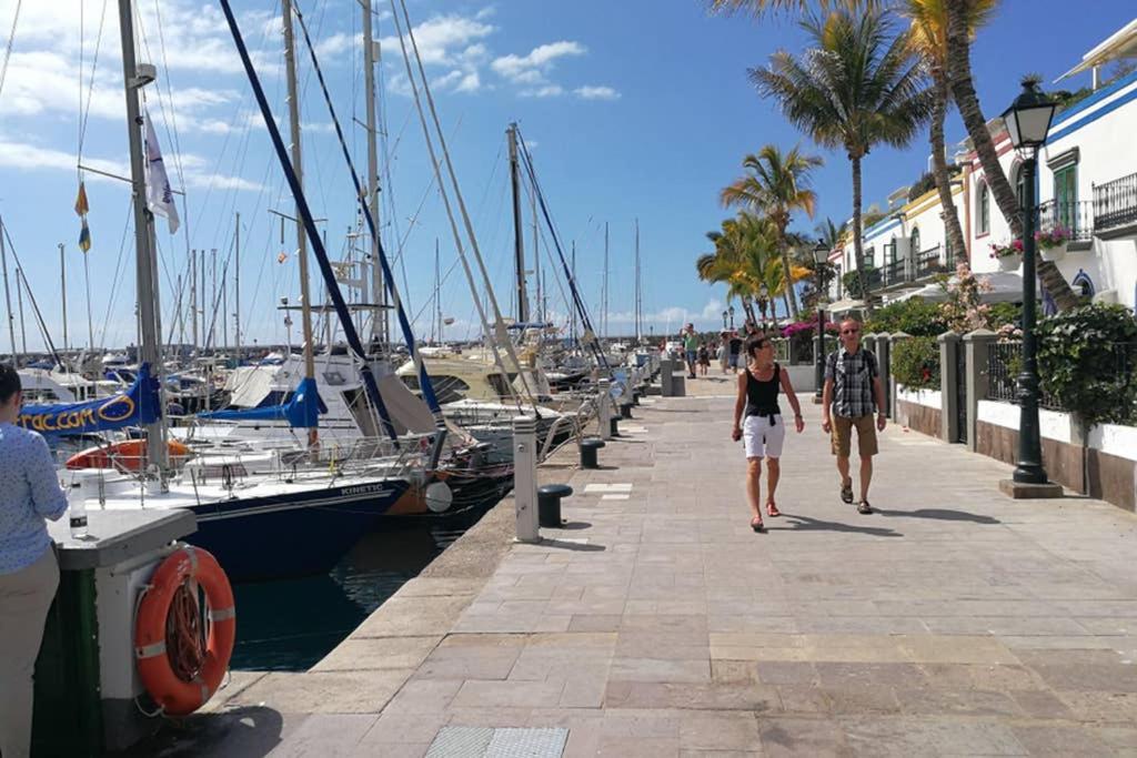 Charmante Wohnung Direkt Am Meer, Kostenloses Wlan Puerto De Mogan Ngoại thất bức ảnh