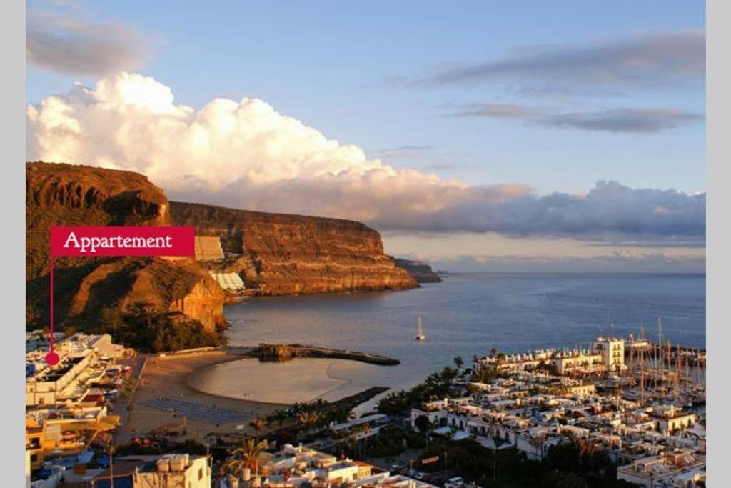Charmante Wohnung Direkt Am Meer, Kostenloses Wlan Puerto De Mogan Ngoại thất bức ảnh