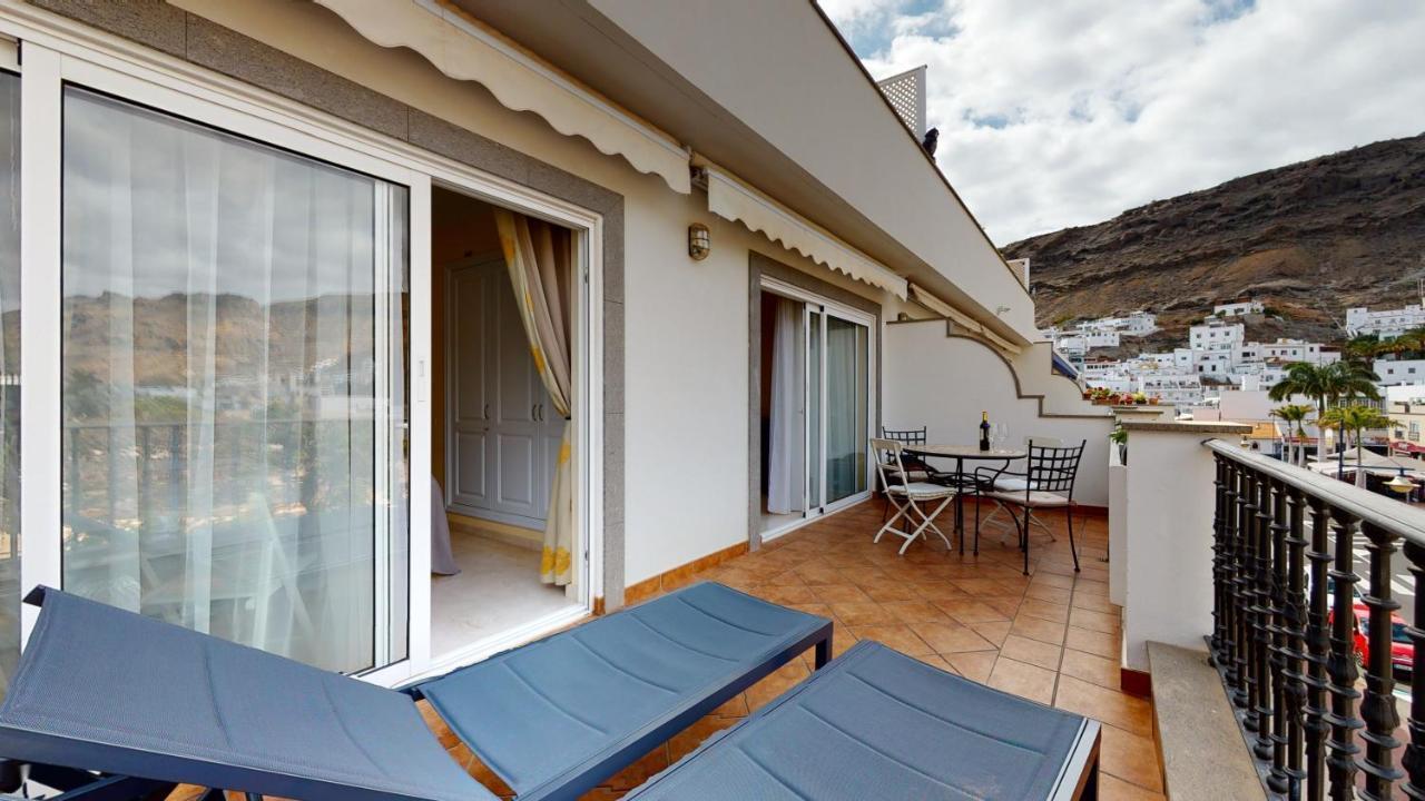 Charmante Wohnung Direkt Am Meer, Kostenloses Wlan Puerto De Mogan Ngoại thất bức ảnh
