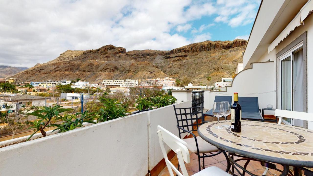 Charmante Wohnung Direkt Am Meer, Kostenloses Wlan Puerto De Mogan Ngoại thất bức ảnh